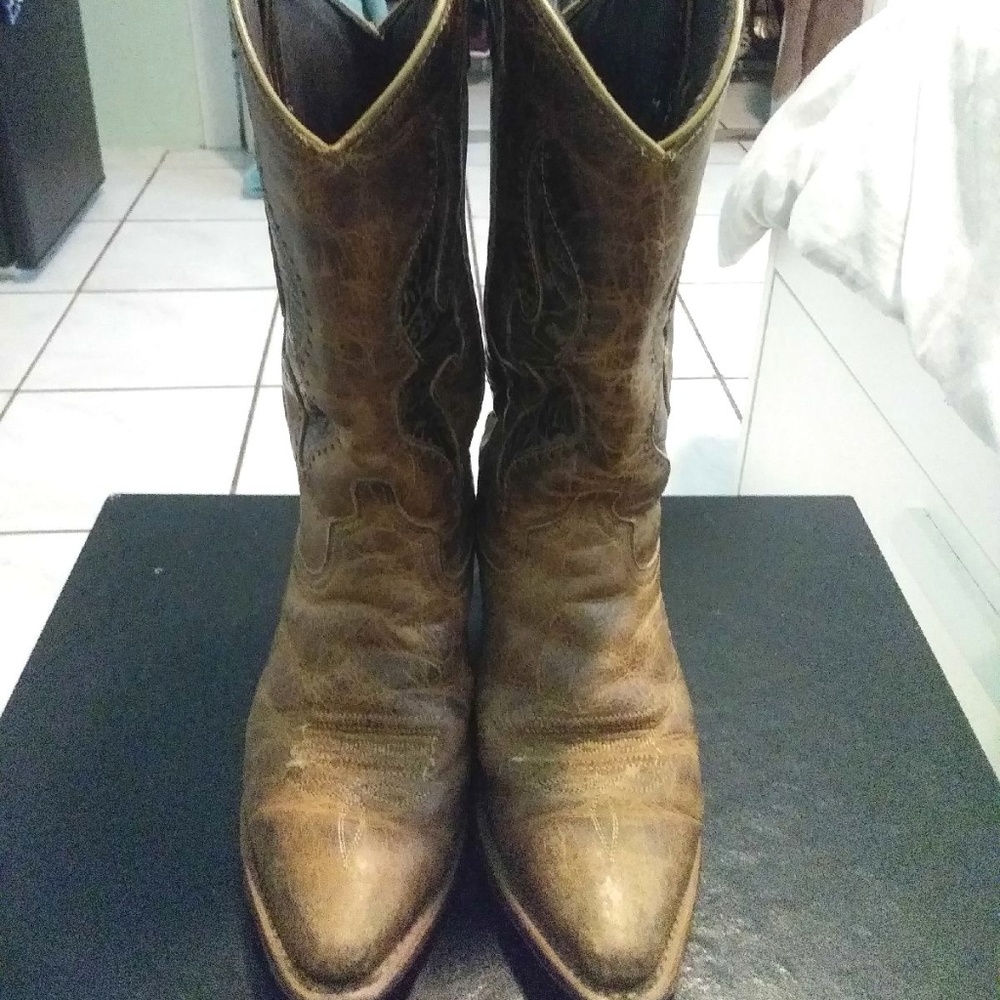 Genuine Leather Cowboy Boots